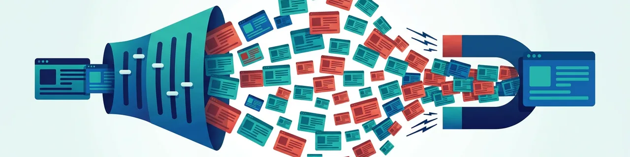Filter-URLs als Duplikat-Quelle — Crawl-Budget schonen — Hero-Bild