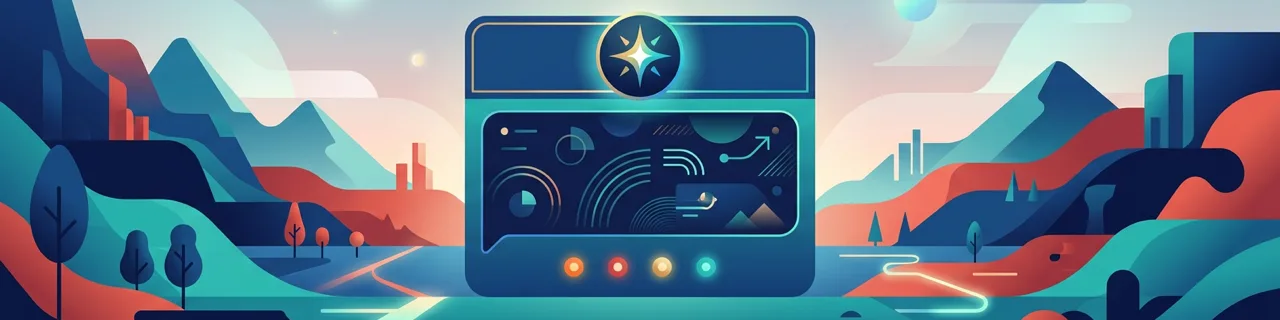 KI-Antwort-Box mit Funken-Symbol und Quellen-Punkten